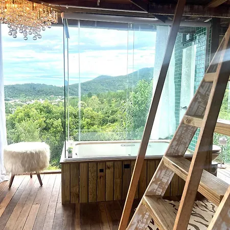 Vista Incrivel! Chale Com Hidromassagem! Fu01I Villa Governador Celso Ramos Exterior photo